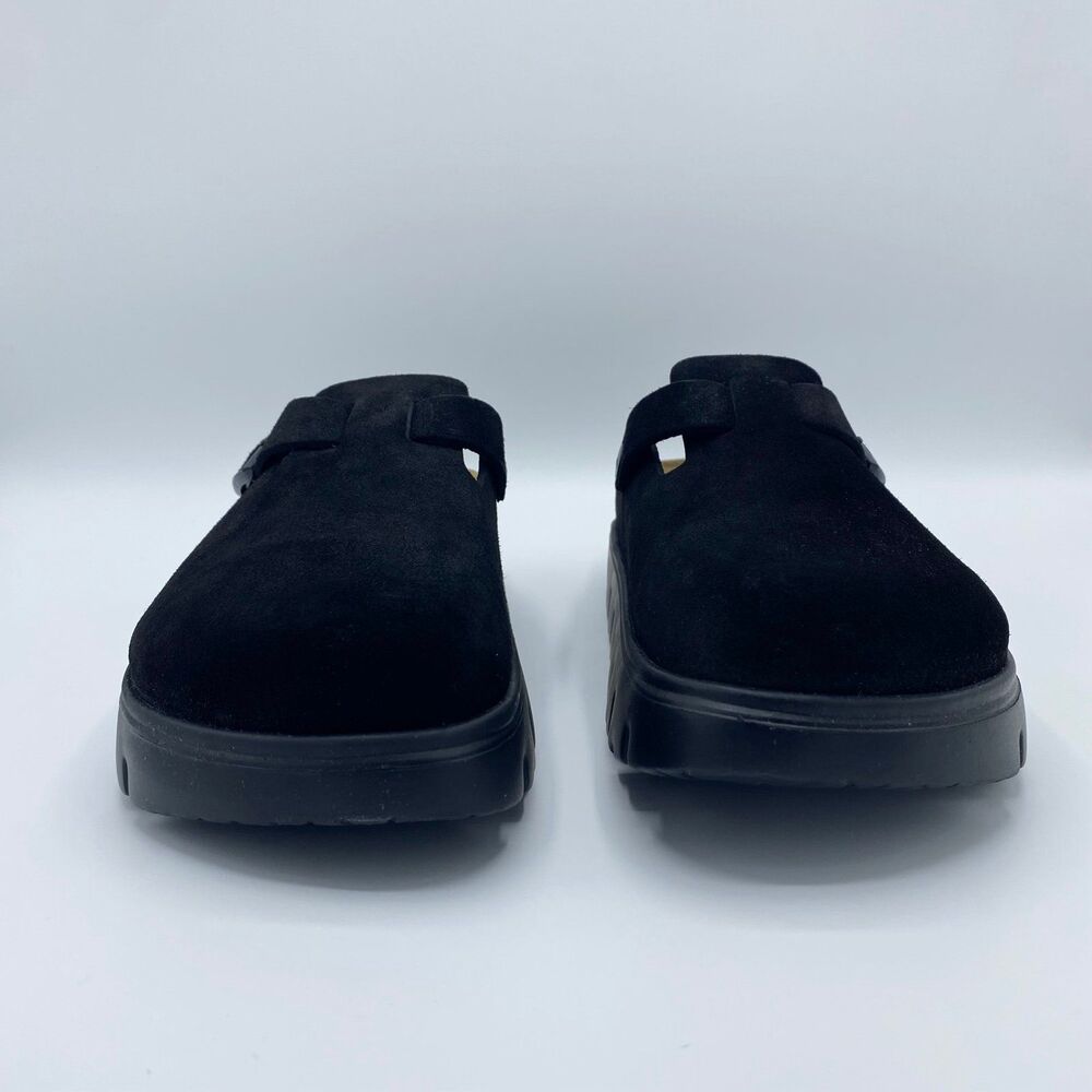 Papillio By Birkenstock Black Suede Boston Clog Size 40 / US 9 - 9.5 - Picture 7 of 13